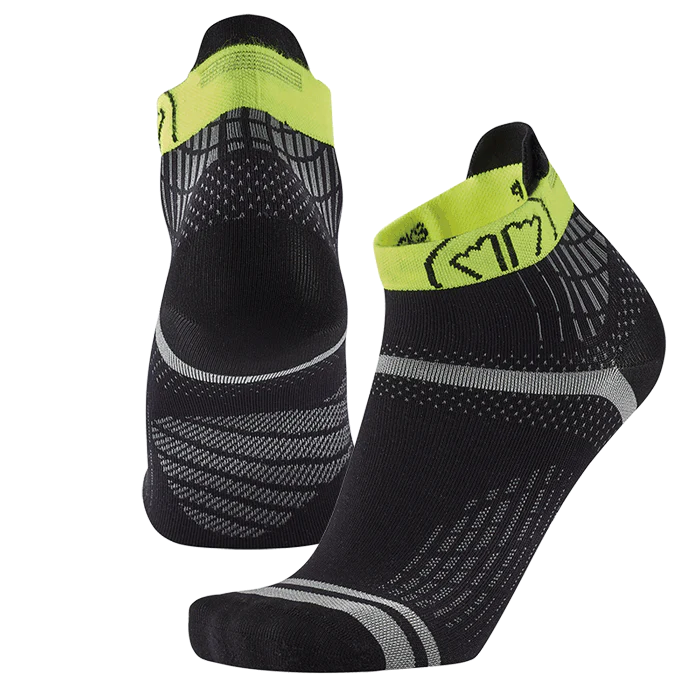 Running socks - Run Feel black/yellow - Image 3