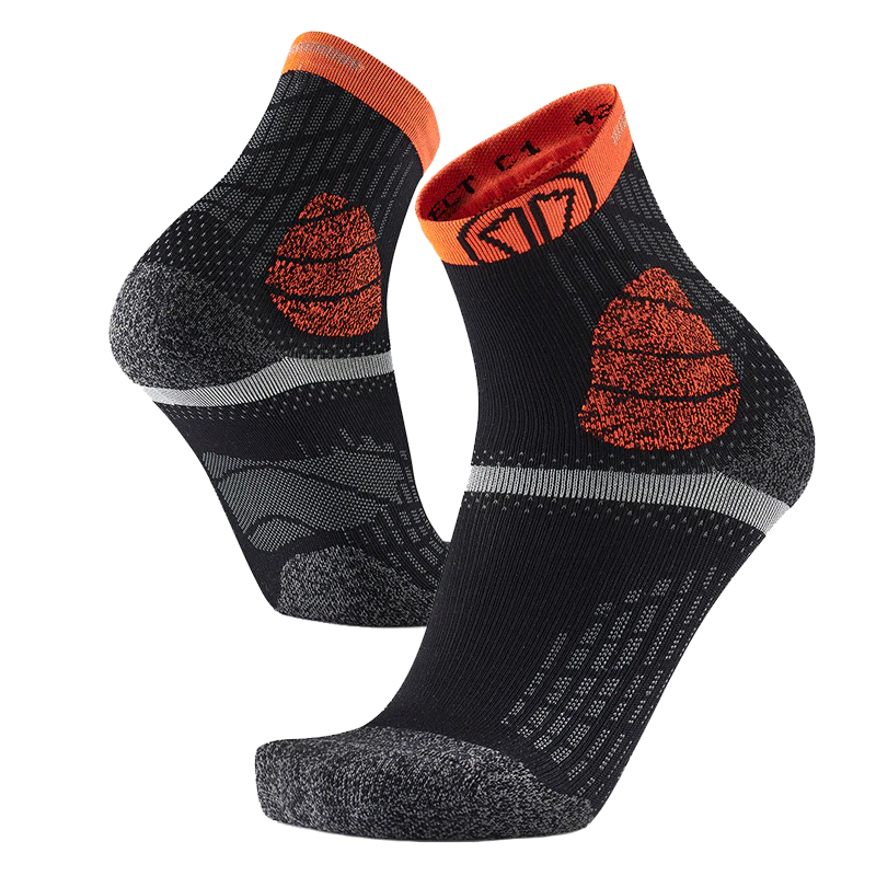 Trail running socks - Trail Protect black/orange - Image 3
