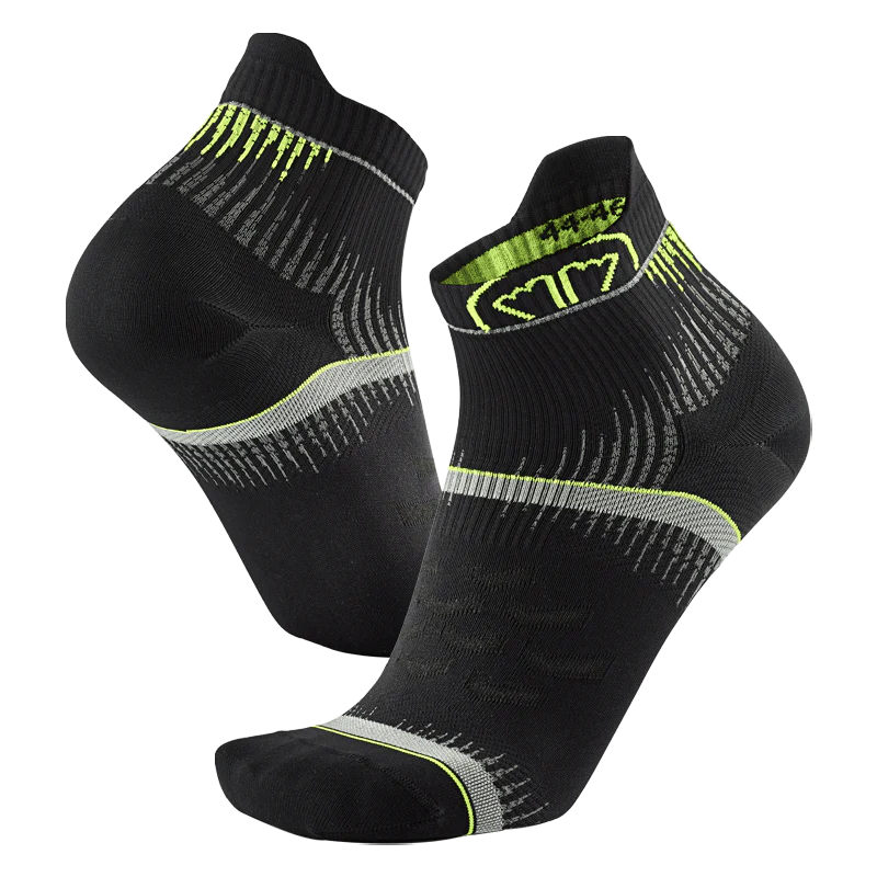 Running socks - Run Ultra black/yellow - Image 9
