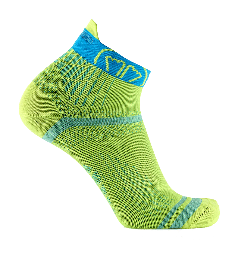 Running socks - Run Feel yellow/turquoise - Image 3