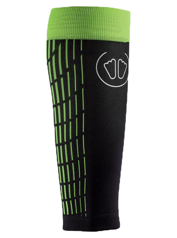Run Feel socks + Ultralight Run Calf sleeves black/yellow - Image 7