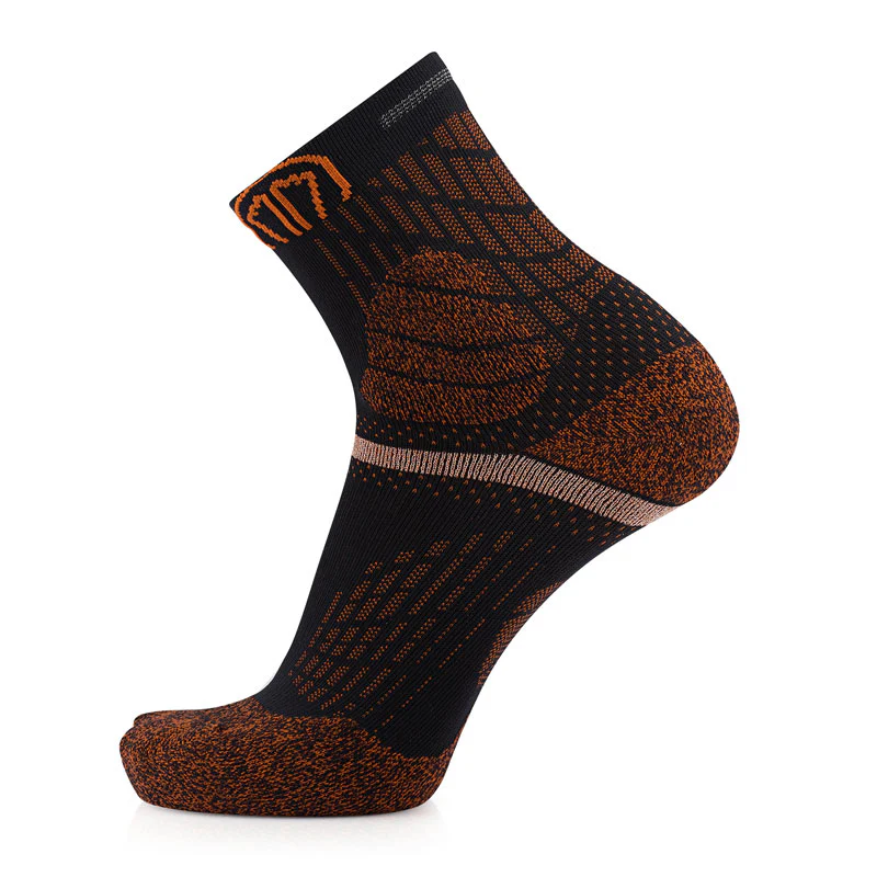 Trail running socks - Trail Protect black/orange V2 - Image 2